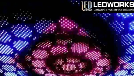 Ledworks dmx pixel in night club