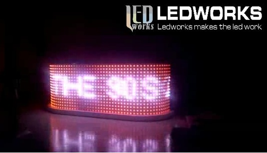 Ledworks 30mm dmx pixel for DJ booth